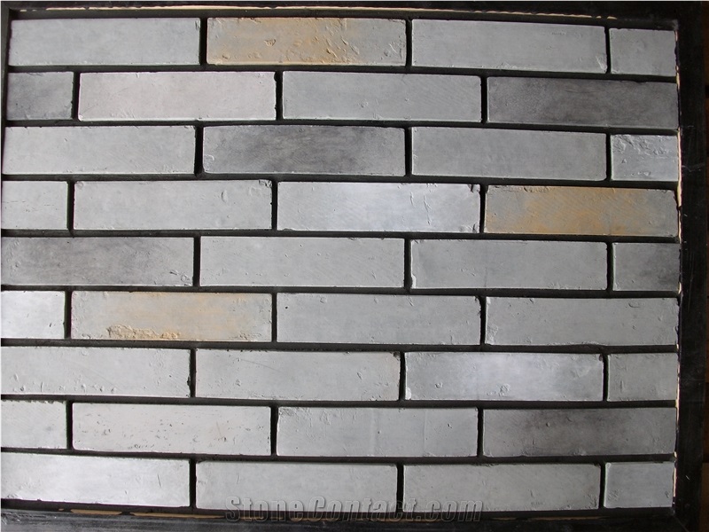 Cultured Brick, China Multicolor Slate Tiles & Slabs, Wall Tiles