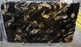 Titanium Granite Slabs & Tiles, Brazil Black Granite