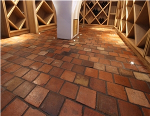 Handmade Antique Terraotta Stone Floor Tiles
