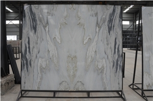 China White Onicciato Marble 3# Tiles & Slabs for Wall Covering & Flooring, White Onicciato Marble Veins Cut Slabs