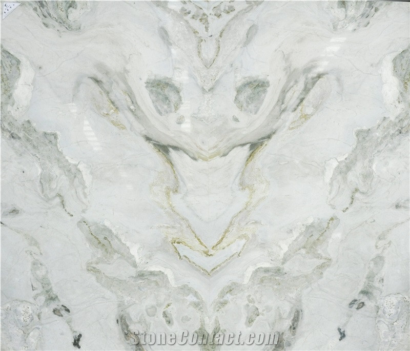 Own Quarry - China White Onicciato Marble 4# Tiles & Slabs for Wall Covering & Flooring, White Onicciato Marble Veins Cut Slabs