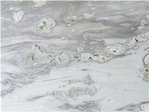 Own Quarry - China White Onicciato Marble 4# Tiles & Slabs for Wall Covering & Flooring, White Onicciato Marble Veins Cut Slabs
