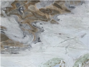 Own Quarry - China White Onicciato Marble 4# Tiles & Slabs for Wall Covering & Flooring, White Onicciato Marble Veins Cut Slabs