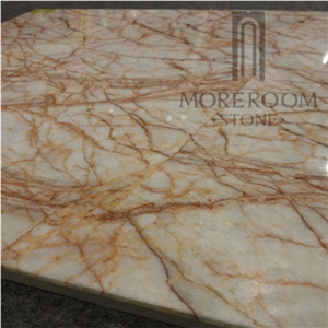 Composite Stone Tile Italy Beige Marble Laminated Panel