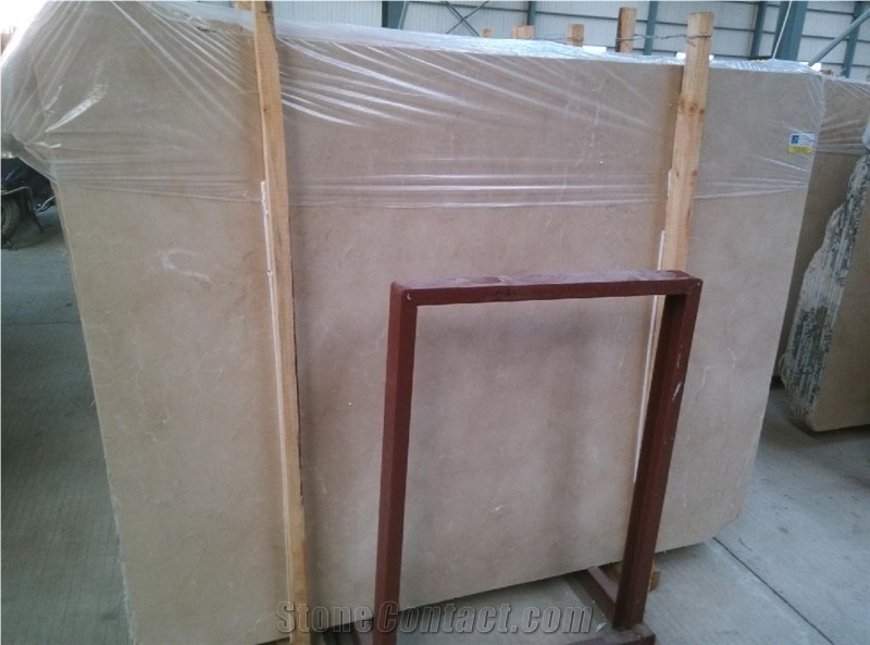 Iran Quarry Grade a Polished Cream Persia Marble Slab Beige Marble French Pattern