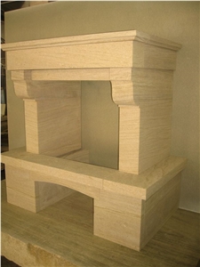 Fireplace Design with Pierre De Saint-Gens Limestone
