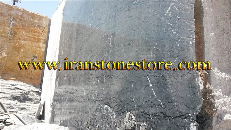 Lashotor Marble Block, Iran Black Marble