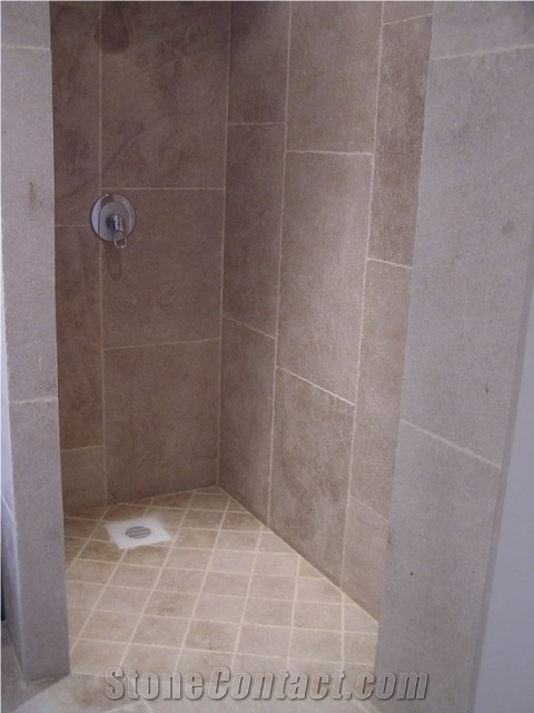 Pierre Ampilly Wall and Floor Tiles, Beige France Limestone Flooring Tiles