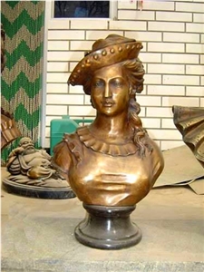 Bronze Girl Statue