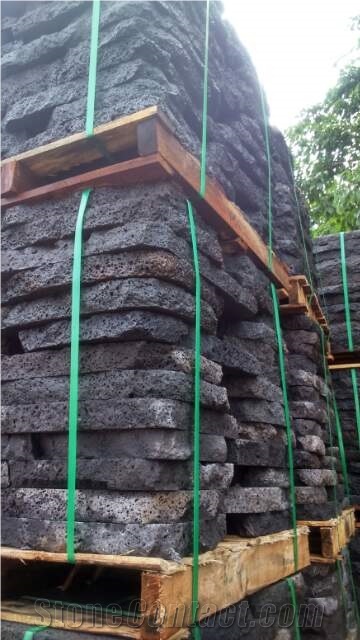 Vietnam Black Basalt Garden Step Stone