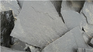 Vietnam Grey Basalt Irregual Flagstone, Road Paving