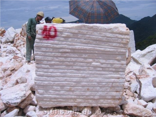 White Marble Blocks Viet Nam