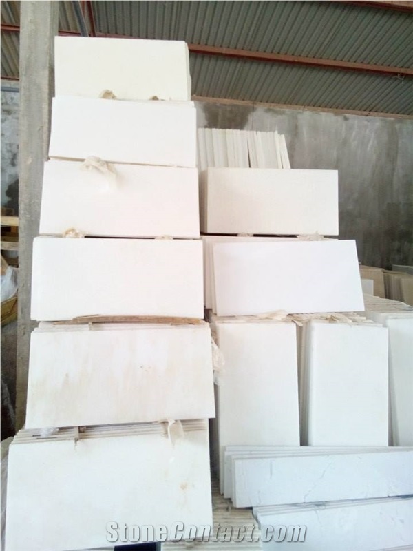 Yellow Marble Mushroomed Wall Cladding Tiles