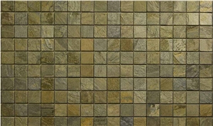 Deoli Green Slate Stone Mosaic