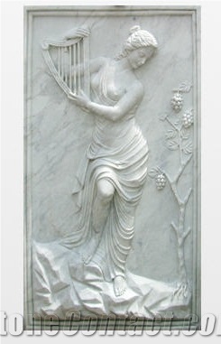 Calacatta Ducale Marble Handcarved Relief