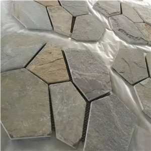 Rustic Slate Paving Natural Stone Crazy Paving For Garden From China