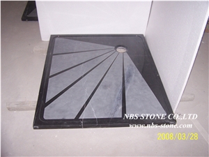 Black Marble Shower Trays,Black Marquina Marble Shower Trays