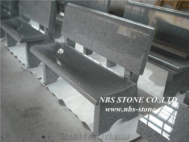 G654 Bench Chair, Granite & Stone Benches, China Black Granite Benches