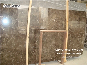 Marron Marble Slabs & Tiles, China Brown Marble