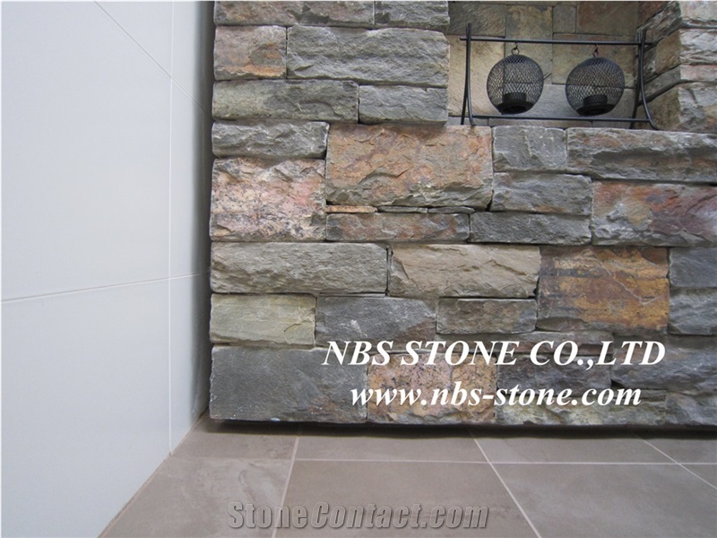 Slate Cultured Stone,Wall Cladding,Stone Wall Decor