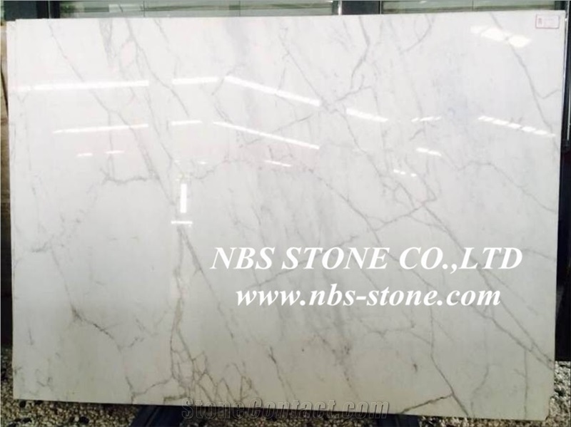 Statuary Venato/Snow White Marble Slabs & Tiles