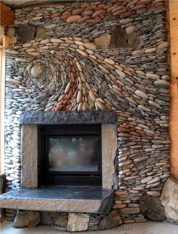 River Stone Fireplace Surround P373874 1b 