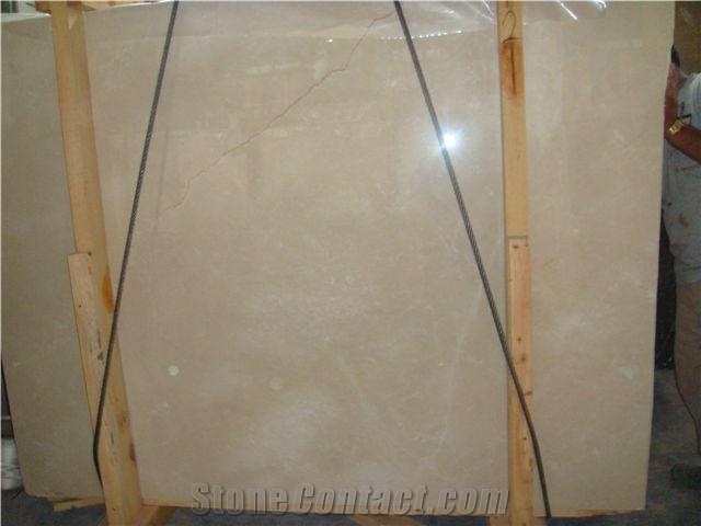 Crema Fatin Marble Slabs, Tiles