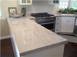 Polished Quartzite Kitchen Countertop