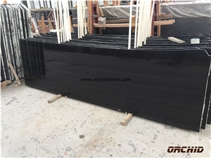 Imperial Black Wooden Marble Polished Slabs, China Black Marble