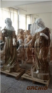 Natural Marble Human Sculpture, White Marble Sculpture & Statue