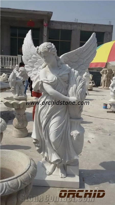 Natural Marble Human Sculptures, White Marble Human Sculptures