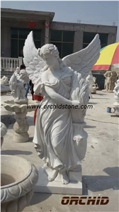 Natural Marble Human Sculptures, White Marble Human Sculptures