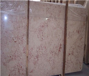 Chinese Rosalia Beige Marble Mermer Stone Tiles & Slabs, China Pink Marble