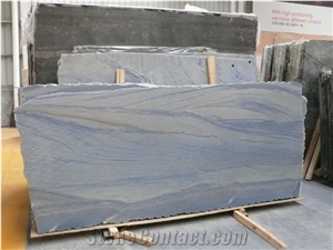 Azul Macaubas Extra Quartzite Tiles.High Polished Slabs