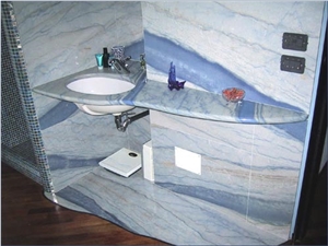Azul Macaubas Quartzite Bathroom Tops,Vanity Tops