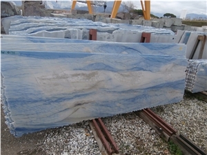 Azul Macaubas Quartzite Slab & Tiles for Wall Covering & Flooring