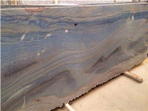Azul Macaubas Quartzite Slabs, Brazil Blue Quartzite Slabs-High Quality for Hotel Walling & Floor Tiles