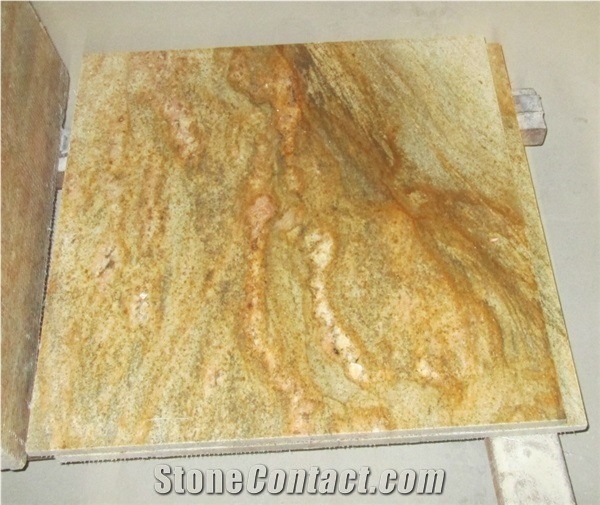 Brazil Popular Cheap Yellow Golden King Granite Polished Floor and Wall Covering Tiles & Slabs,Skirting, Natural Building Stone Decoration for Hotels, Villas Bathroom, Lobby Use