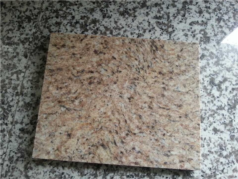 Brazilian Gold Granite Tiles & Slabs, New Venetian Gold Granite Slabs, Polished Slabs/Tiles