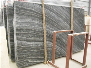 Cheap Chinese Ancient Wood Black Marble Polished Big Slabs & Tiles, Floor and Wall Covering Skirting, Cheap White Vein Natural Building Stone, High Quality Pattern Interior Project Use, Factory