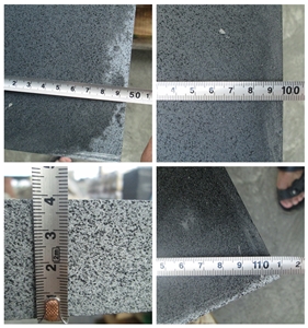 Cheap Popular China Hainan Honed Black Basalt Andesite Stone Interior Tiles, Floor Wall Covering Skirting, Indoor Outdoor Swimming Pool, Natural Building Lava Stone Quarry Owner Factory High Quality