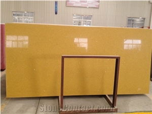 Chinese Popular Cheap Artificial Quartz Stone Value Yellow Polished Big Cut Slabs & Tiles for Floor, Wall Covering, Caesarstone Solid Surface, Silestone, Engineered Stone Walling, Hotel, Villa, House