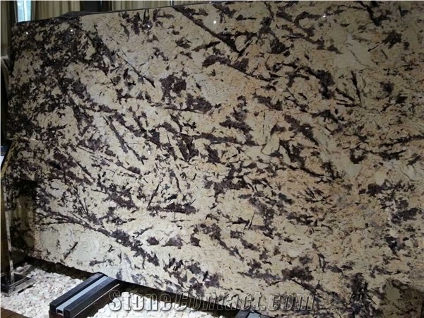 Luxury Brazil White Bianco Antico Granite Polished Slabs & Tiles, Natural Building Stone with Brown Patterns Decoration, Hotel, Villa, Shopping Mall Interior Project Use, Cladding