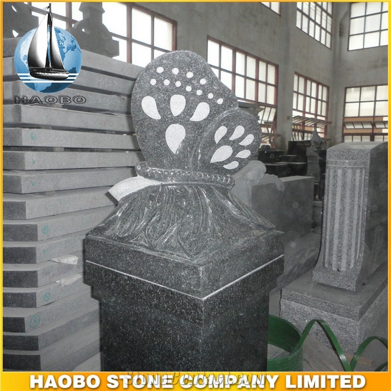 Granite Memorial Pedestal, Urn Monument