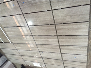 Grey Wood Grain Marble Slabs & Tiles, Marble Cut to Size, Marble Wall/Floor Covering Tiles