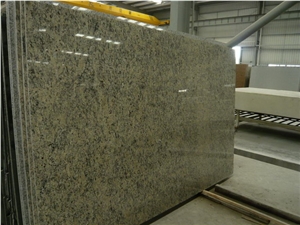 Brazil Flooring Granite Tiles & Slabs, Polished Giallo Santa Cecilta Granite Hot Sale Good Price