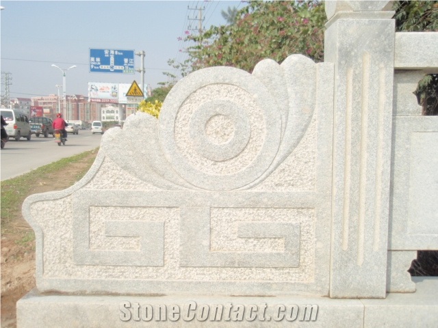 Cheap Price Granite Bridges Landscaping Stone Garden Palisade White Carved Bridegs Own Factoty China Garnite