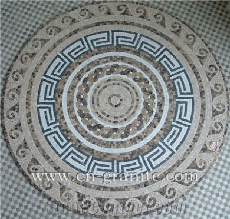 China Factory,Marble Mosaic,Stone Mosaic Pattern,For Floor Paving,Wall Cladding,Wholesaler-Xiamen Songjia