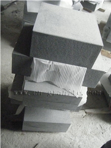 China Grey Black Kerbstone Paving Stone High Quality Road Stone Cheap Price on Sale, Hebei Black Grey Granite Road Stone