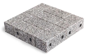 China Grey Granite Flamed Cube Stone, Own Quarry China Paving Hot Sale Cube Road Paving Floor Covering Outside Stepping Pavements Floor Paver